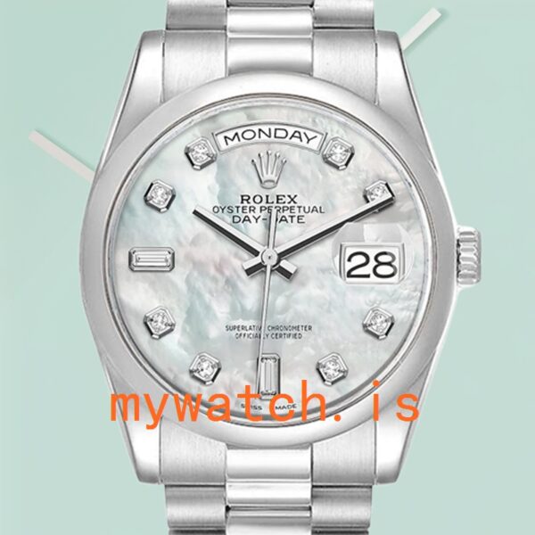 Rolex Day-Date 36mm 118206 Mens Mother of Pearl Dial: A Timeless Masterpiece