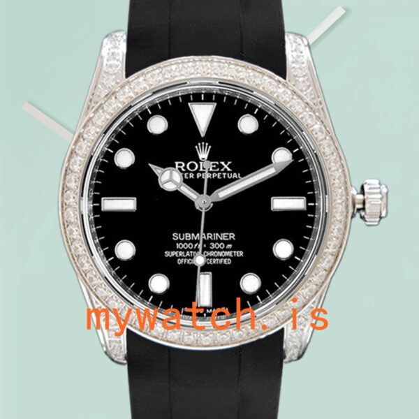 Rolex Submariner 116610 40mm Mens Automatic Rubber Band: Genuine vs. Replica Analysis