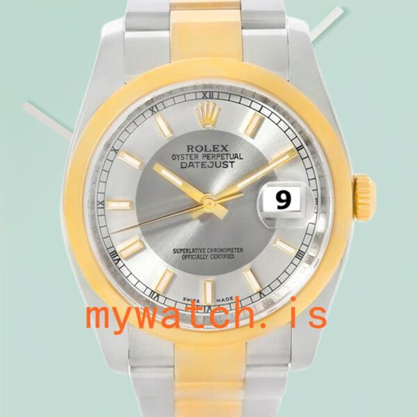 Rolex Datejust Mens 116203STSO 36mm Silver-tone: Authentic vs. Replica