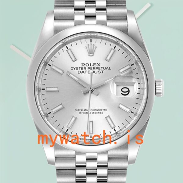 Rolex Datejust Men's m126200-0001 36mm Silver-tone: A Timeless Classic