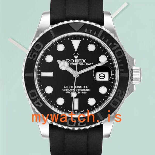 Rolex Yacht-Master Men's M226659-0002 42mm Silver-Tone Black Dial: A Timeless Masterpiece