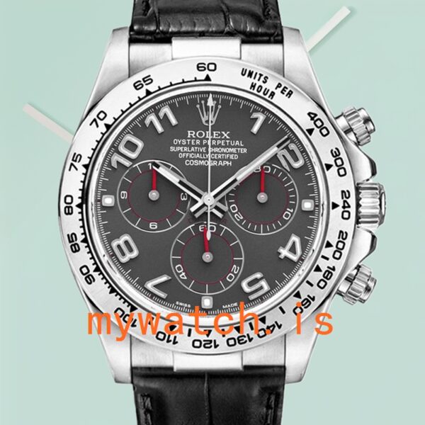 Rolex Daytona Mens 116519 40mm Black Dial Leather Strap: Authentic vs. Replica