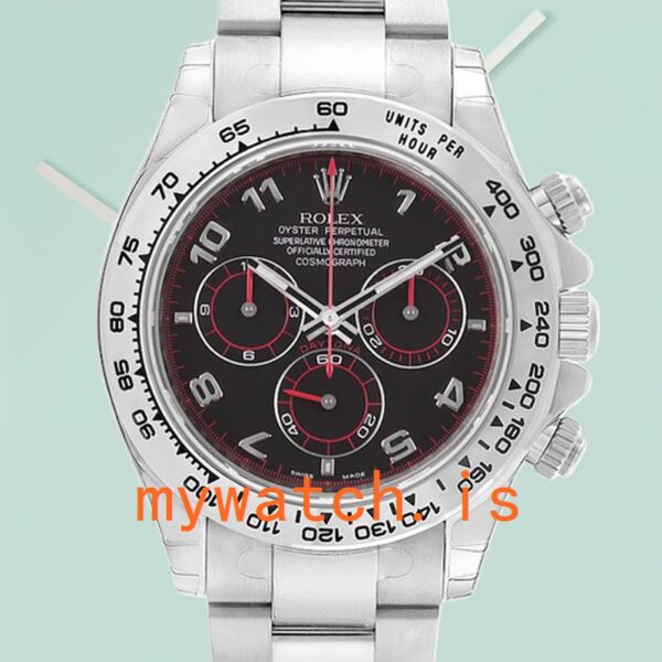 Rolex Daytona Mens 40mm 116509-78599 Silver-tone: Genuine vs. Replica