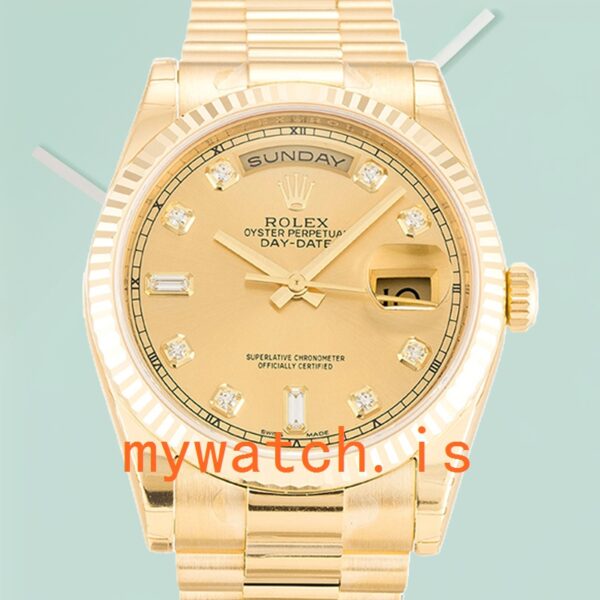 Rolex Day-Date 36mm Mens 118238 Stainless Steel: A Timeless Masterpiece