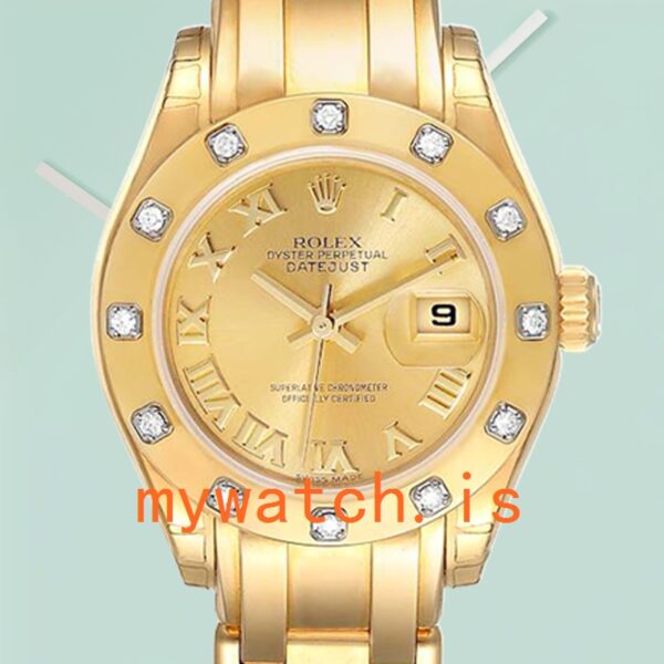 Rolex Pearlmaster 80318 29mm Ladies Automatic Stainless Steel With Diamonds: Genuine vs. Replica Analysis