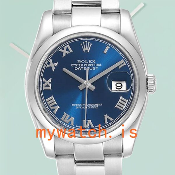 Rolex Datejust 36mm 116200BLRO Men's Automatic Silver-tone: A Timeless Classic