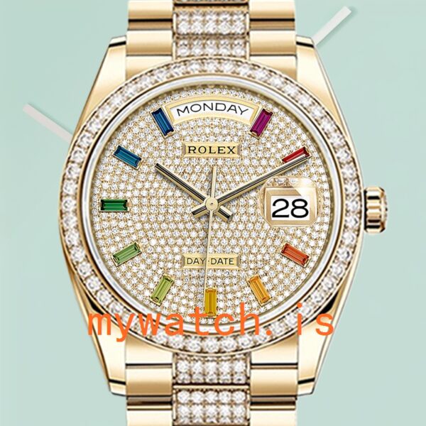 Rolex Day-Date 36mm Mens m128348rbr-0031 Automatic President Bracelet: A Timeless Masterpiece